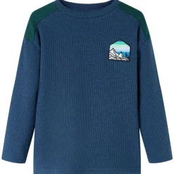 vidaXL Ropa Y Accesorios-Sudadera infantil azul marino 104