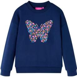 vidaXL Ropa Y Accesorios-Sudadera infantil azul marino 92