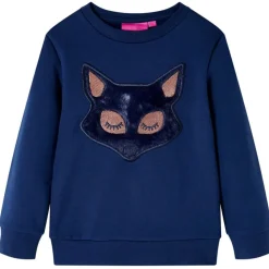 vidaXL Ropa Y Accesorios-Sudadera infantil azul marino 116
