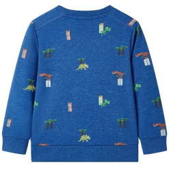 vidaXL Sudadera infantil azul oscuro mélange 104 Best