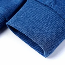 vidaXL Sudadera infantil azul oscuro mélange 104 Best