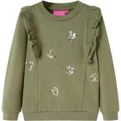 vidaXL Sudadera infantil 92 Caqui Hot