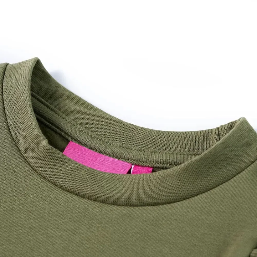 vidaXL Sudadera infantil 92 Caqui Hot