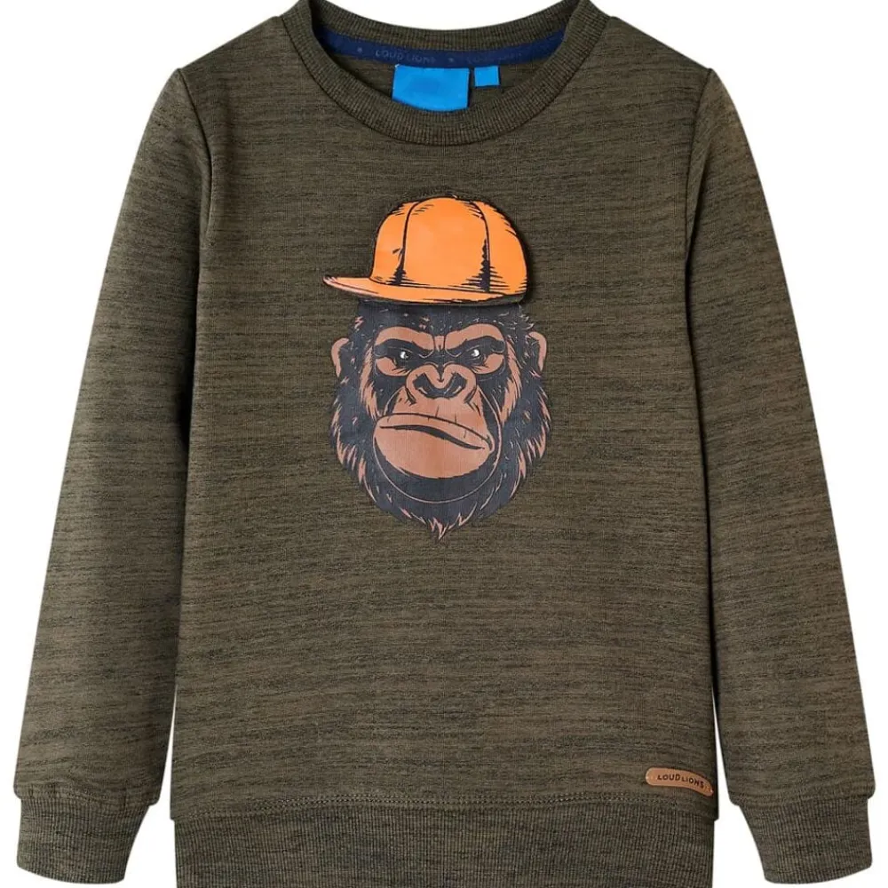 vidaXL Ropa Y Accesorios-Sudadera infantil oscuro melange 104