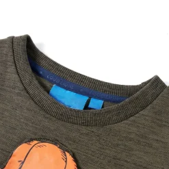 vidaXL Ropa Y Accesorios-Sudadera infantil oscuro melange 104