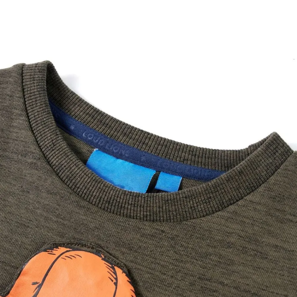 vidaXL Ropa Y Accesorios-Sudadera infantil oscuro melange 104