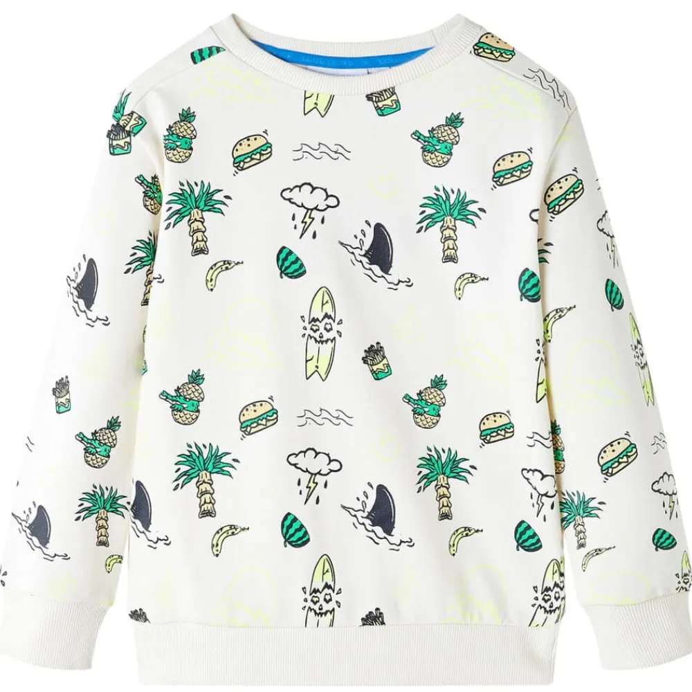 vidaXL Sudadera infantil color crudo suave 104 Discount