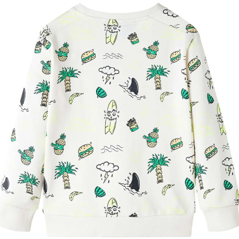 vidaXL Sudadera infantil color crudo suave 104 Discount