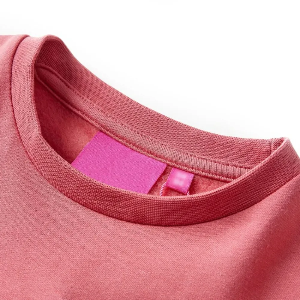vidaXL Sudadera infantil colores rosa y henna 92 Outlet