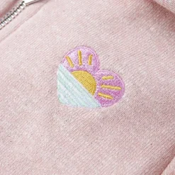 vidaXL Ropa Y Accesorios-Sudadera infantil con capucha y cremallera claro mezcla 92