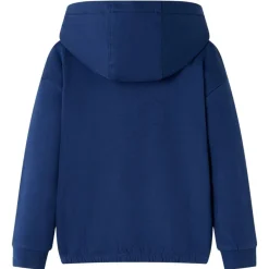 vidaXL Sudadera infantil con capucha 92 Azul marino Hot