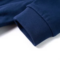vidaXL Sudadera infantil con capucha 92 Azul marino Hot