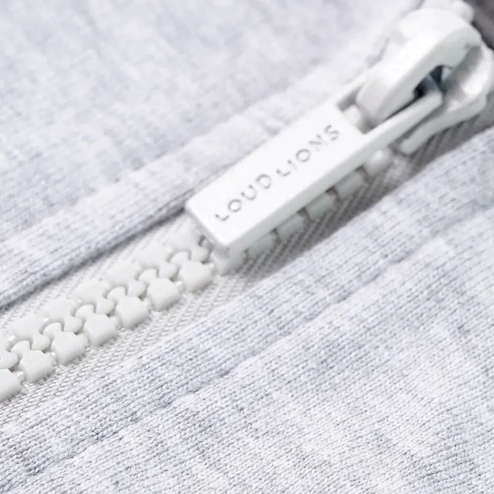 vidaXL Sudadera infantil con capucha y cremallera 92 Gris Sale