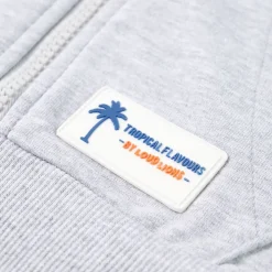 vidaXL Sudadera infantil con capucha y cremallera 92 Gris Sale