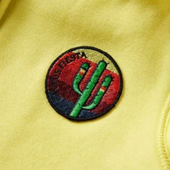 vidaXL Sudadera infantil con capucha y cremallera amarillo claro 92 New