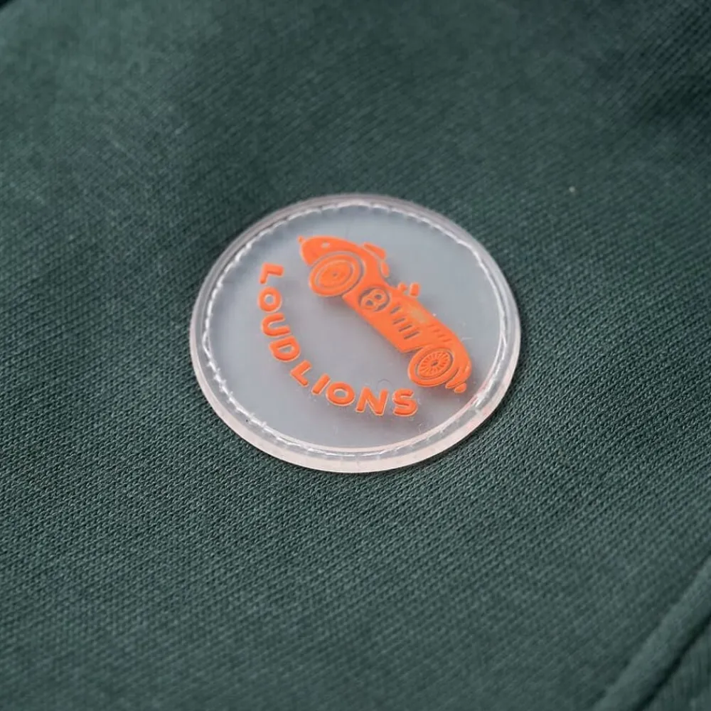 vidaXL Sudadera infantil con capucha y cremallera verde oscuro 92 Best