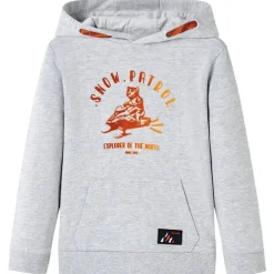 vidaXL Ropa Y Accesorios-Sudadera infantil con capucha y naranja 92