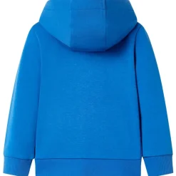 vidaXL Sudadera infantil con capucha y cremallera 92 Azul Hot