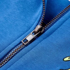 vidaXL Sudadera infantil con capucha y cremallera 92 Azul Hot