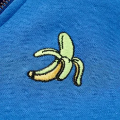 vidaXL Sudadera infantil con capucha y cremallera 92 Azul Hot