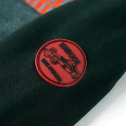 vidaXL Ropa Y Accesorios-Sudadera infantil con capucha verde oscuro 92