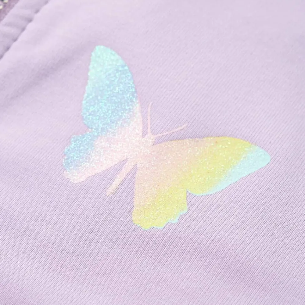 vidaXL Sudadera infantil con capucha color 92 Lila Clearance