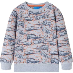 vidaXL Sudadera infantil gris mélange 92 Online