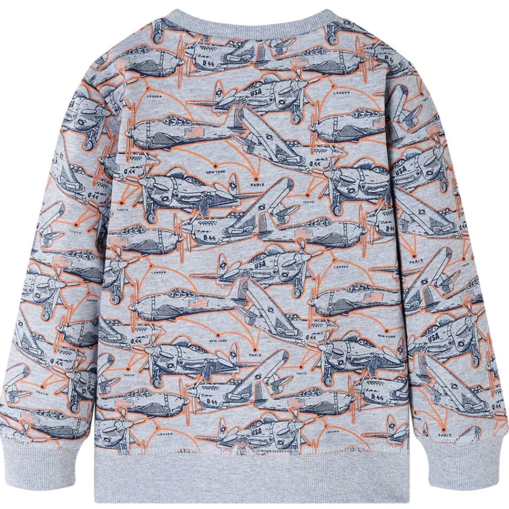 vidaXL Sudadera infantil gris mélange 92 Online