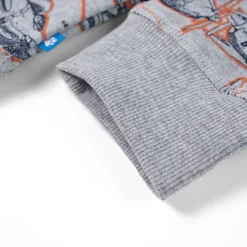 vidaXL Sudadera infantil gris mélange 92 Online