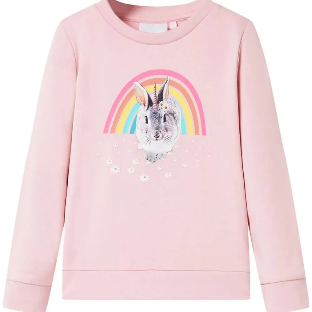 vidaXL Sudadera infantil claro 92 Rosa Discount