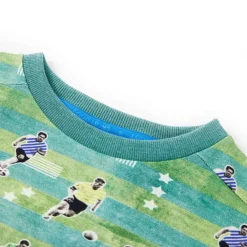 vidaXL Sudadera infantil verde claro melange 116 Outlet