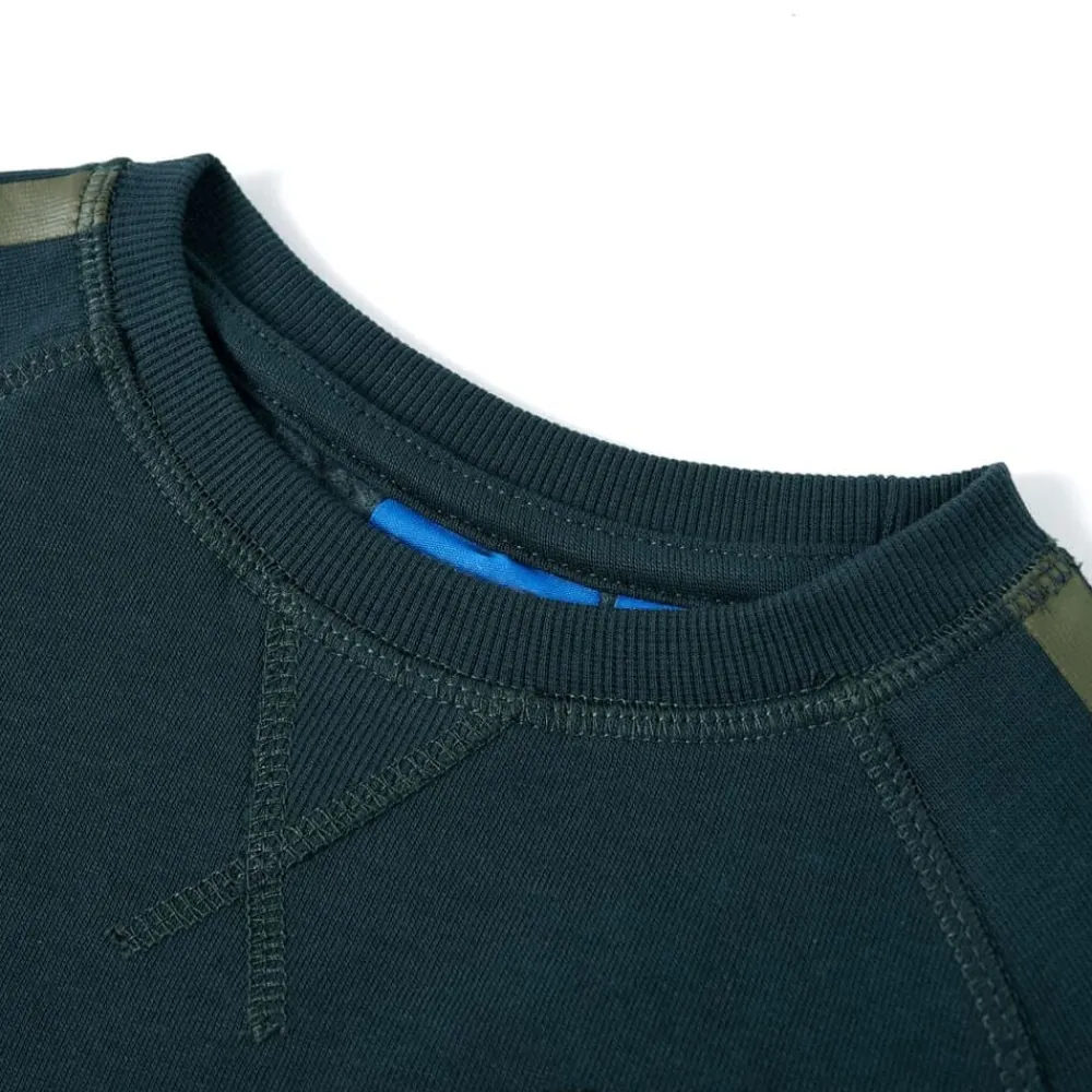 vidaXL Sudadera infantil verde musgo 116 Outlet