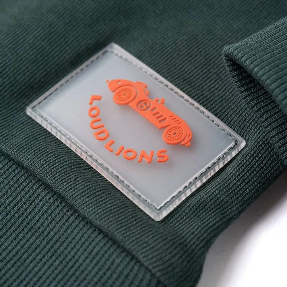 vidaXL Sudadera infantil verde oscuro 104 New