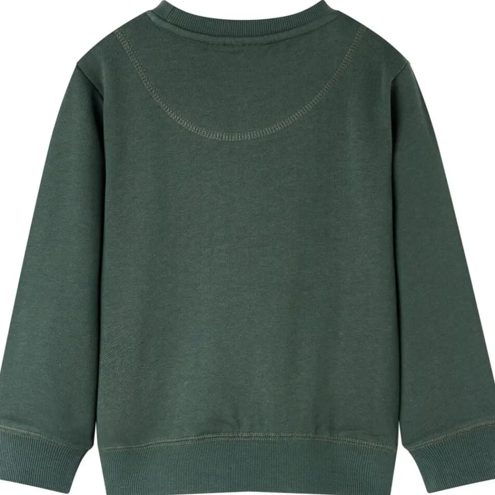 vidaXL Ropa Y Accesorios-Sudadera infantil verde oscuro 92