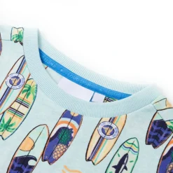 vidaXL Sudadera para niños azul suave mélange 116 Online