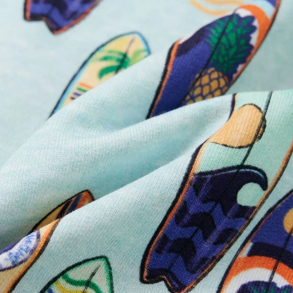 vidaXL Sudadera para niños azul suave mélange 116 Online