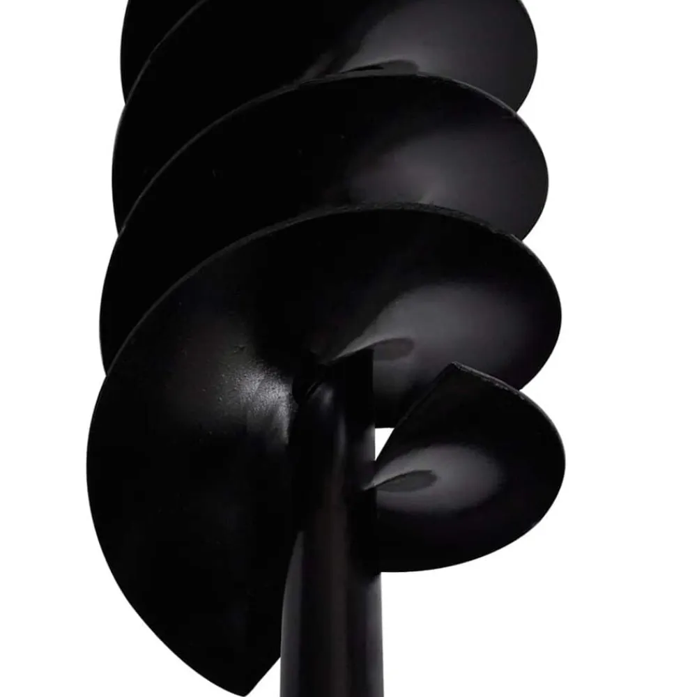 vidaXL Taladro De Tierra Con Mango 100 mm Con Tubo De Extensión 5 M Acero Outlet