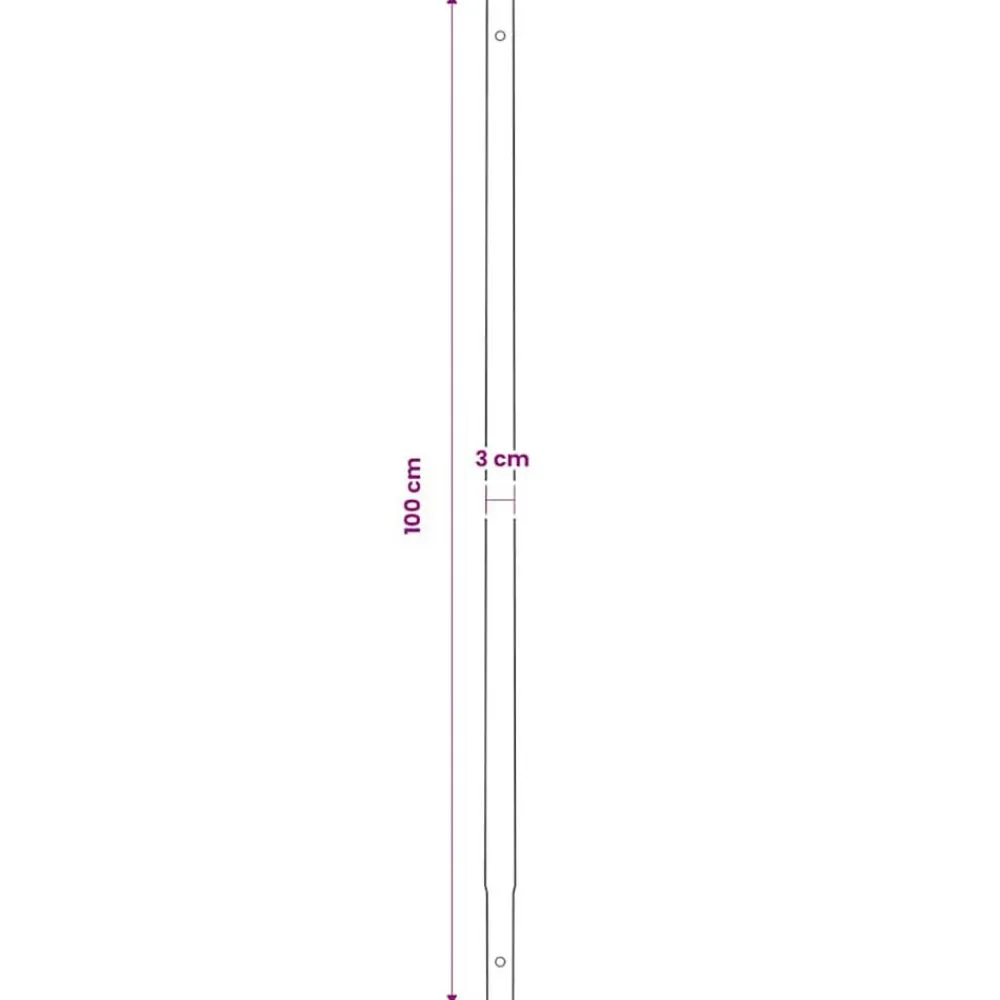 vidaXL Taladro De Tierra Con Mango 100 mm Con Tubo De Extensión 9 M Acero Sale