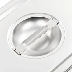 vidaXL Tapas para bandejas Gastronorm 1/3 acero inoxidable 4 unidades Clearance