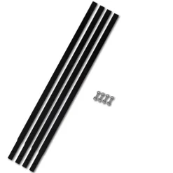 vidaXL Accesorios Para Herramientas-Tubo de Extensión Para Taladro de Tierra 4x1m Conexión Tubo Acero