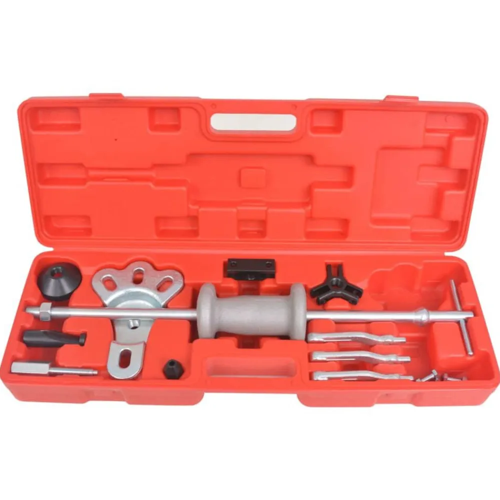 vidaXL Equipo & Herramientas De Taller-Universal Set de Extractores de Martillo Deslizante de Ejes