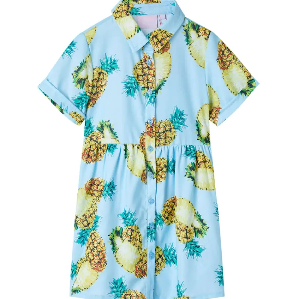 vidaXL Ropa Y Accesorios-Vestido infantil azul 116