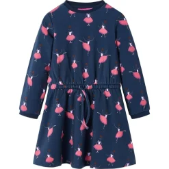 vidaXL Vestido infantil azul marino 104 Online