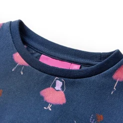 vidaXL Vestido infantil azul marino 104 Online