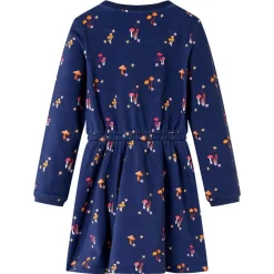 vidaXL Vestido infantil azul marino 104 New
