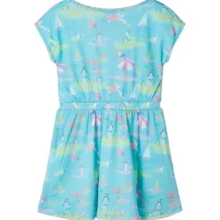 vidaXL Ropa Y Accesorios-Vestido infantil color aguamarina claro 104