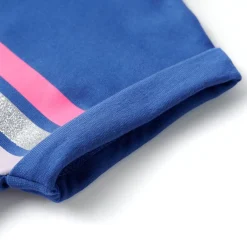 vidaXL Vestido infantil con cordón azul cobalto 104 Clearance