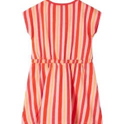 vidaXL Vestido infantil con cordón rosa y rojo 104 Clearance
