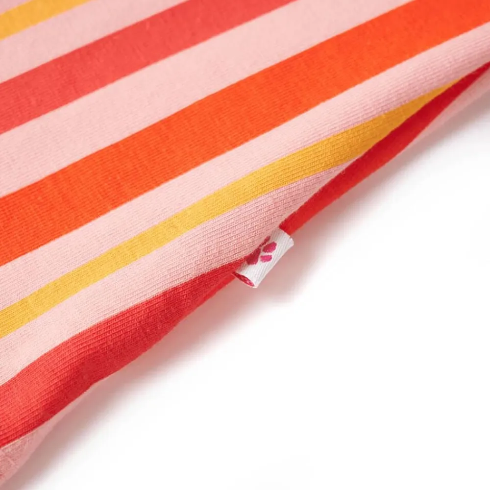 vidaXL Vestido infantil con cordón rosa y rojo 104 Clearance