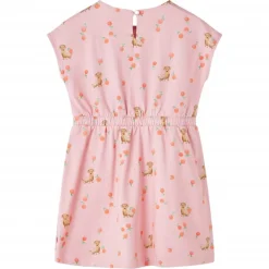 vidaXL Ropa Y Accesorios-Vestido infantil con cordón naranja claro 116
